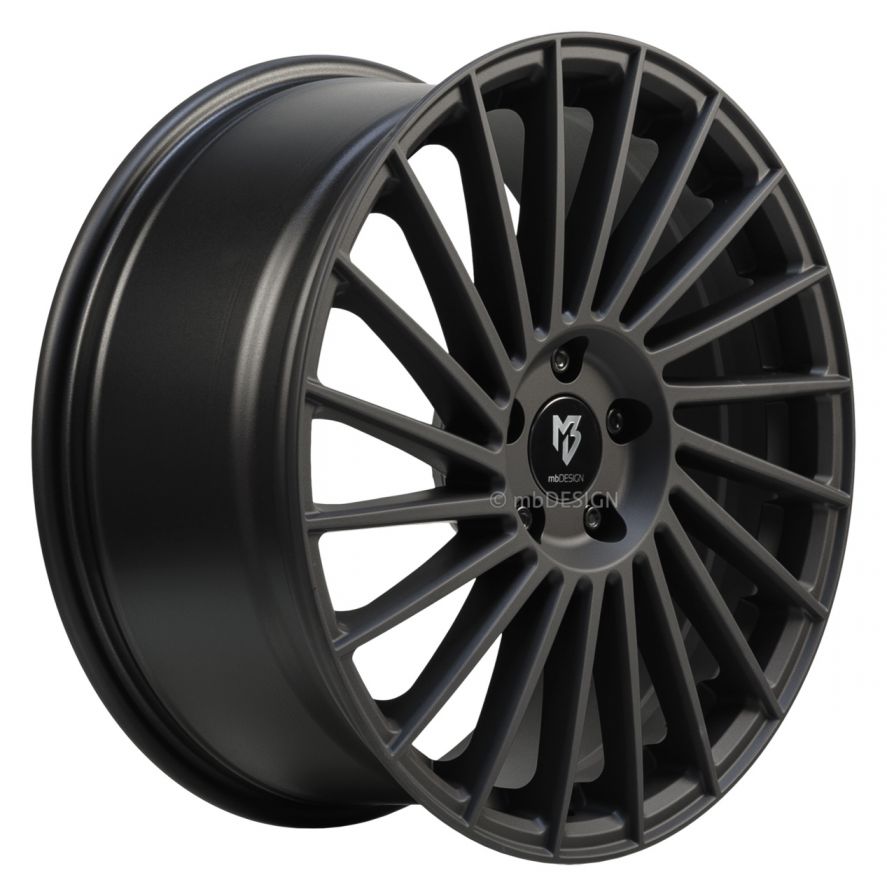 mbDESIGN<br>VR3 - Schwarz stumpfmatt (19x8.5)